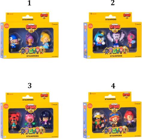 Brawl Stars S1 Stampers 3Τμχ-4 Σχέδια (080231) (1)
