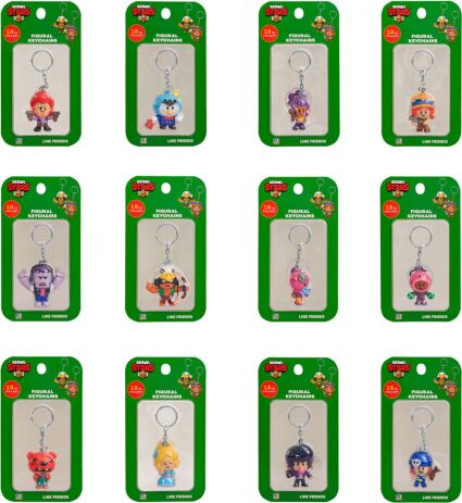 Brawl Stars S1 Φιγούρα Μπρελόκ-18 Σχέδια (080237) (2)