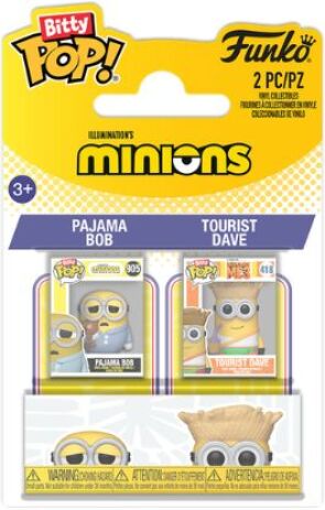 Bitty Pop!Pajame Bob & Tourist Dave-Minions Σετ 2Τμχ (112844) (0)