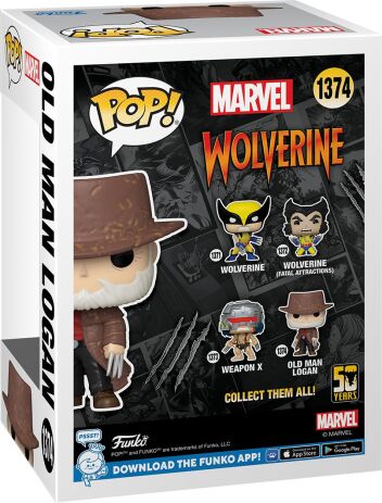 POP!#1374 Ultimate Old Man Logan-Marvel:Wolverine 50th (093348) (2)