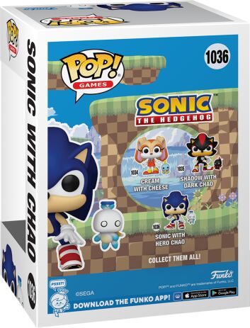 POP!#1036 Sonic With Hero Chao-Sonic The Hedgehog (097709) (2)