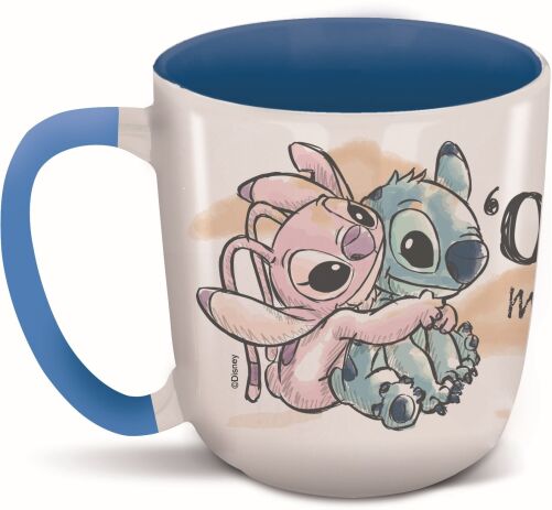 Stor Κούπα Κεραμική Stitch & Angel Ohana 385ml (105652) (2)