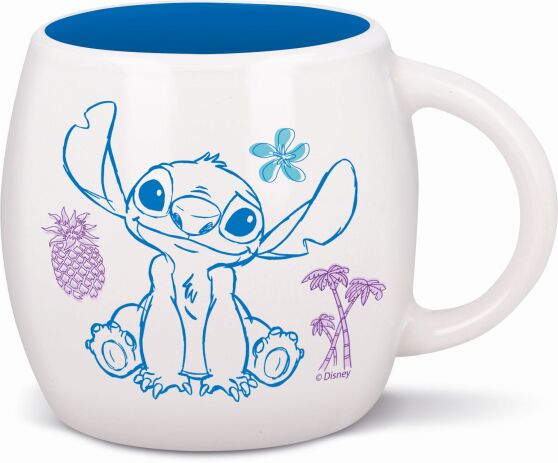 Stor Κούπα Κεραμική Stitch Drawing Globe 385ml (105653) (0)