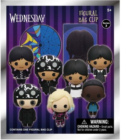 Monogram Wednesday S3 Φιγούρα Μπρελόκ Φακελάκι-11 Σχέδια-1Τμχ (110455) (0)