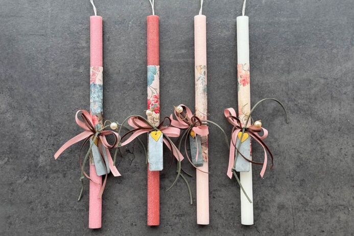 Λαμπάδα Ταμπελάκι-4 Σχέδια (921-123-0228) (0)