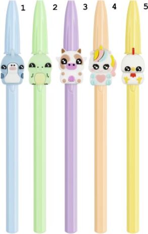 Bic Στυλό Cristal Pastel With Figurines-5 Σχέδια (303755) (1)
