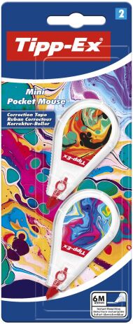 Bic Διορθωτική Ταινία Tipp-Ex Mini Pocket Mouse Decors 2Τμχ (8695978) (0)