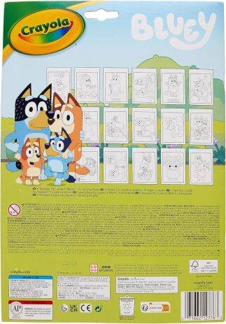 Crayola Τετράδιο Χρωμοσελίδων & Δραστηριοτήτων Με Μαρκαδόρους Bluey (04-2776G) (3)