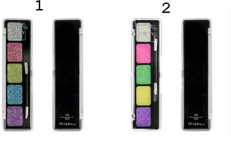 Lukky Σκιές Με Γκλίτερ-2 Σχέδια-1Τμχ (LUK02000) (1)