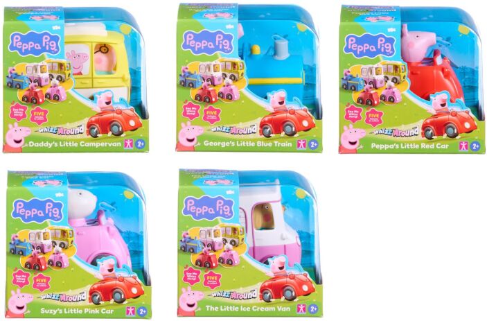 Peppa Pig Whizz Around Οχηματάκια Με Κίνηση-5 Σχέδια (08338/PPW00000) (2)