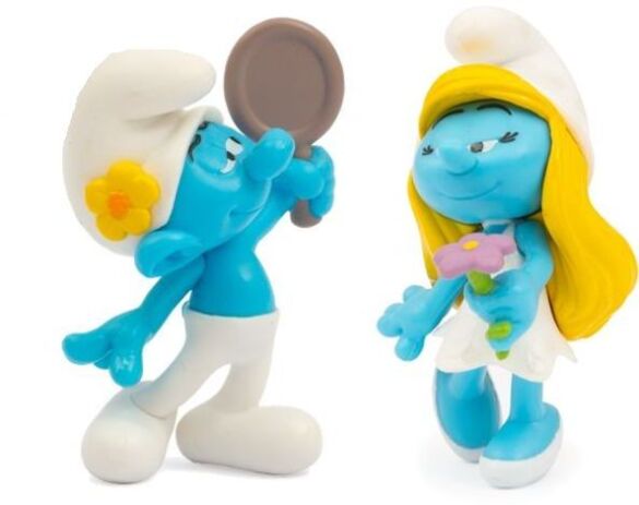 Στρουμφάκια Φιγούρες 2 Pack-3 Σχέδια (PUF34000) (0)