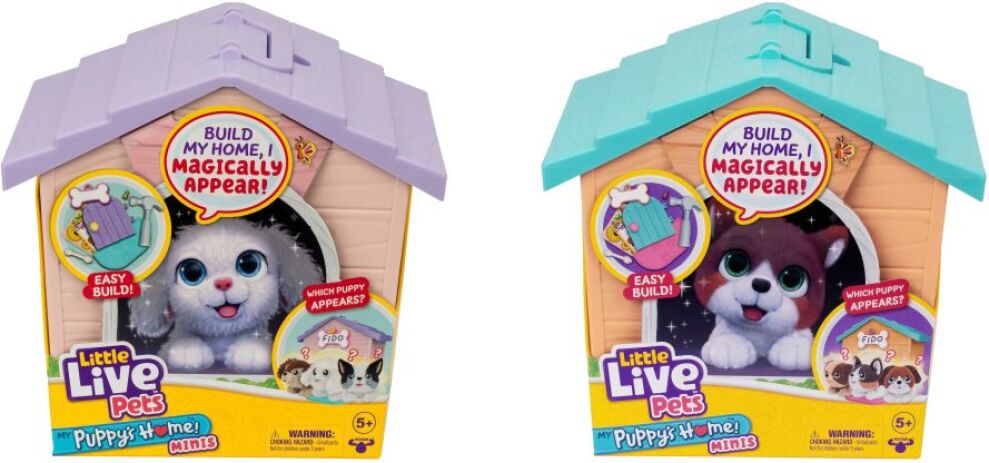 Little Live Pets Κουταβάκι My Puppy's Home Minis-6 Σχέδια (26617A) (1)