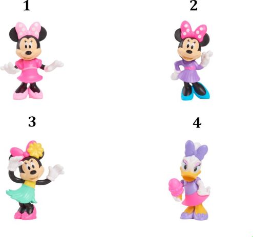 Minnie Φιγούρα 6cm-4 Σχέδια (MCN34000) (1)