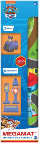 Paw Patrol Megamat Χαλάκι Deluxe Αφρώδες Με Όχημα Paw Patrol (MEP01000) (1)