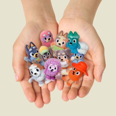 Bluey Φιγούρα Fuzzies-1Τμχ (BLYB3000A) (2)