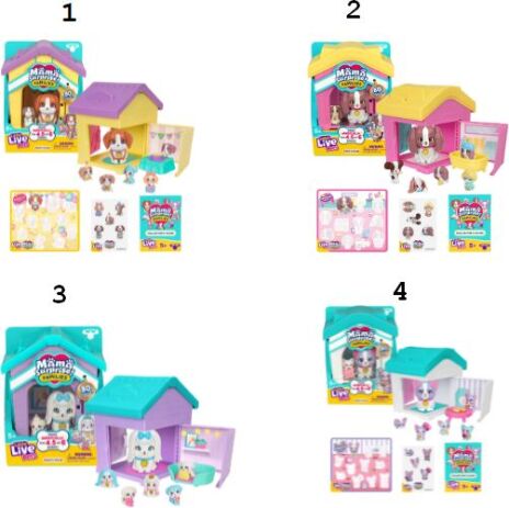 Little Live Pets Mama Surprise Families Σπιτάκια Με Σκυλάκια-4 Σχέδια (LP306000) (1)