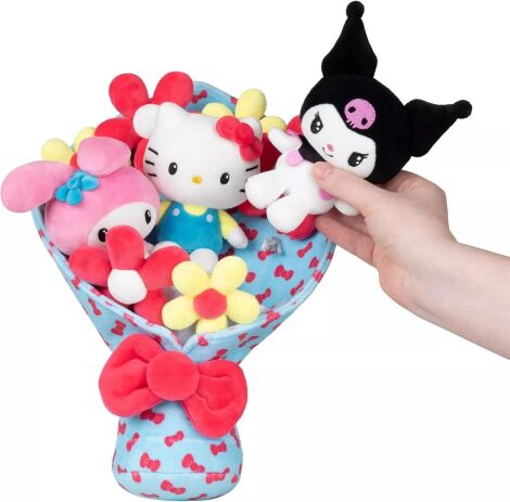 Hello Kitty Λούτρινο Μπουκέτο 30cm (HKT22000) (2)