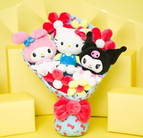 Hello Kitty Λούτρινο Μπουκέτο 30cm (HKT22000) (3)