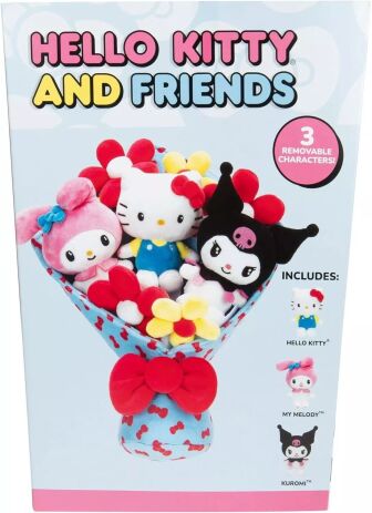 Hello Kitty Λούτρινο Μπουκέτο 30cm (HKT22000) (4)