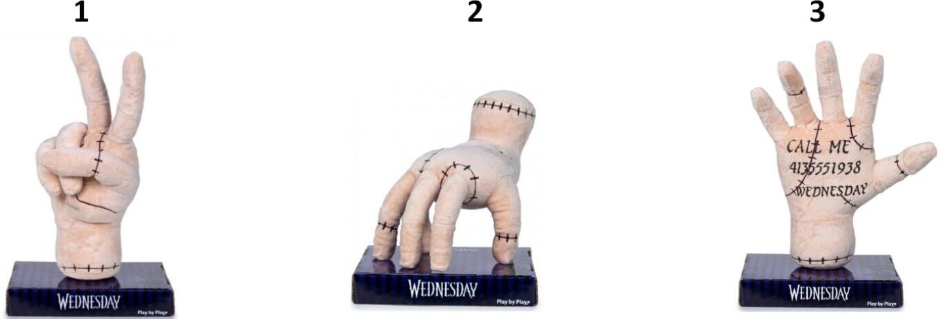 Softies Λούτρινο The Thing Wednesday 25cm-3 Σχέδια (760022935) (1)