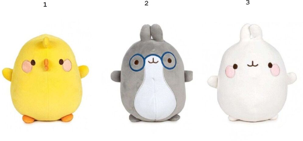 Molang Λούτρινο 18cm-3 Σχέδια (MLP00000-760024980) (1)