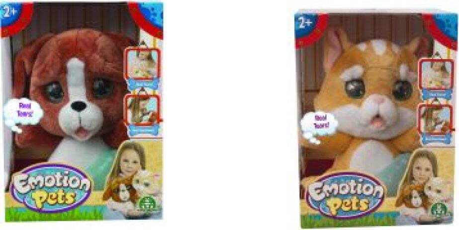 Emotion Pets Λούτρινο Σκυλάκι/Γατάκι-2 Σχέδια (MTM11000) (2)