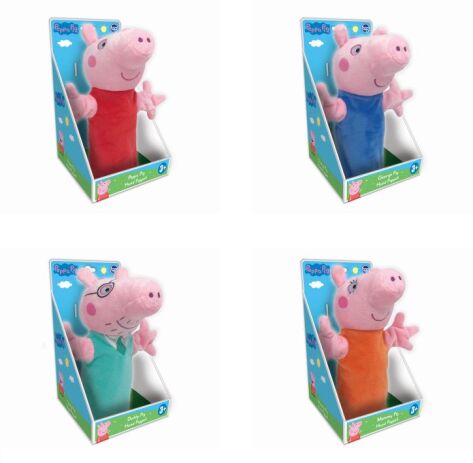 Peppa Pig Λούτρινο Peppa Puppets-4 Σχέδια (PP028000) (2)