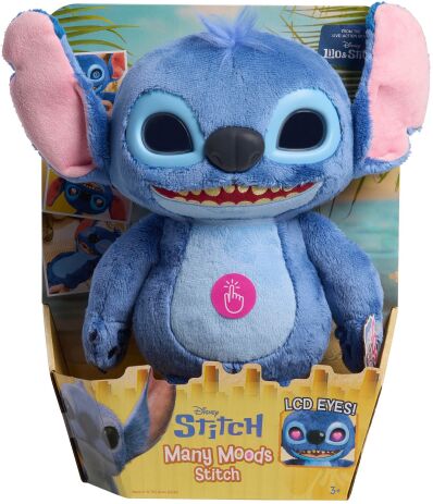 Stitch Λούτρινο Με Διαδραστικά Μάτια 36cm (TTC52000) (1)