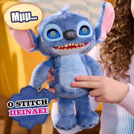 Stitch Λούτρινο Με Διαδραστικά Μάτια 36cm (TTC52000) (4)
