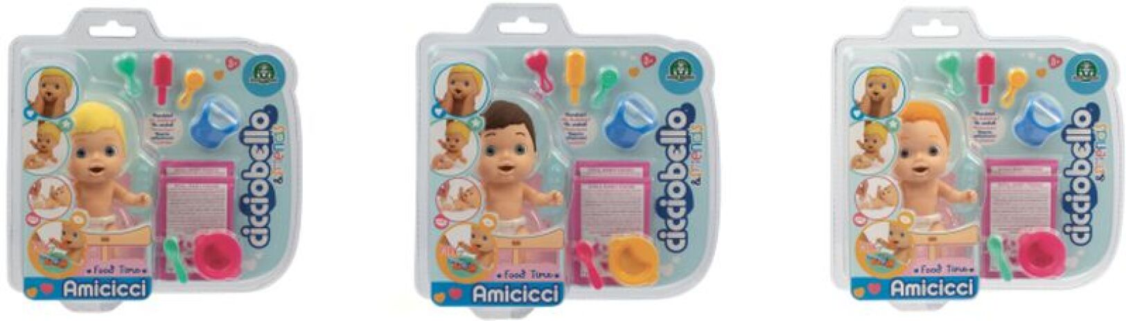 Cicciobello Φιλαράκια 11cm & Αξεσουάρ-3 Σχέδια (CC001400) (2)