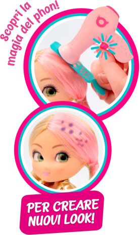 Unique Eyes Κούκλα Wow Hair-3 Σχέδια (MYM08000) (5)