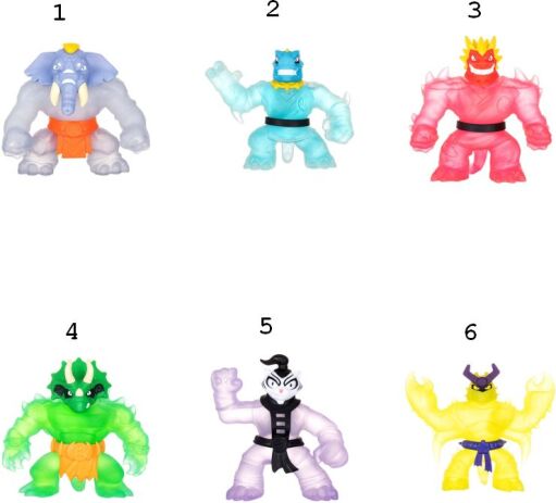 Goo Jit Zu Glow Shifters Hero Pack-6 Σχέδια (GJT41000) (1)