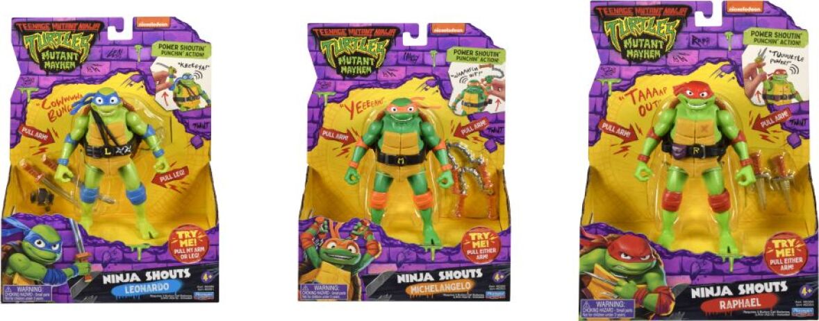 TMNT Movie Deluxe Φιγούρες-3 Σχέδια (TU800000) (2)