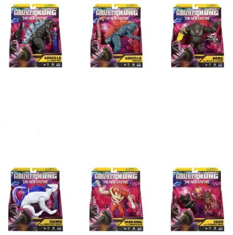 Godzilla X Kong Φιγούρα 15cm-6 Σχέδια (MN303000) (2)
