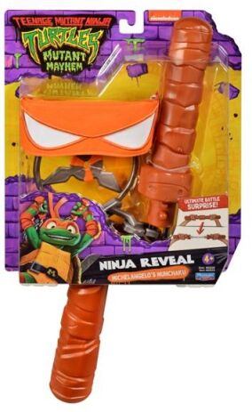 TMNT Movie Role Play Αξεσουάρ Μάχης-4 Σχέδια (TU806000) (3)