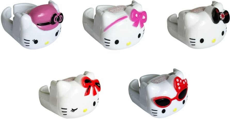 Hello Kitty Δαχτυλίδι-5 Σχέδια-1Τμχ (HKTE6000) (1)