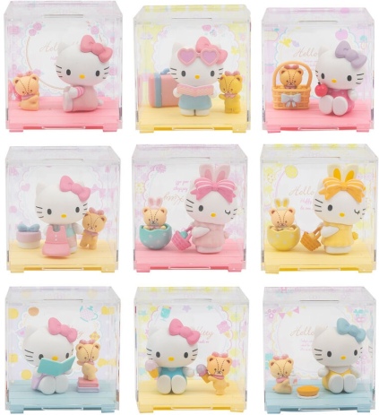 Hello Kitty Mini Box Sweetheart Playmate 6.5cm-9 Σχέδια-1Τμχ (HKT38100) (0)