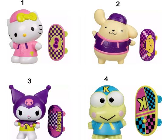Hello Kitty Φιγούρες Premium Skate 10cm-4 Σχέδια (HKTH9000) (1)