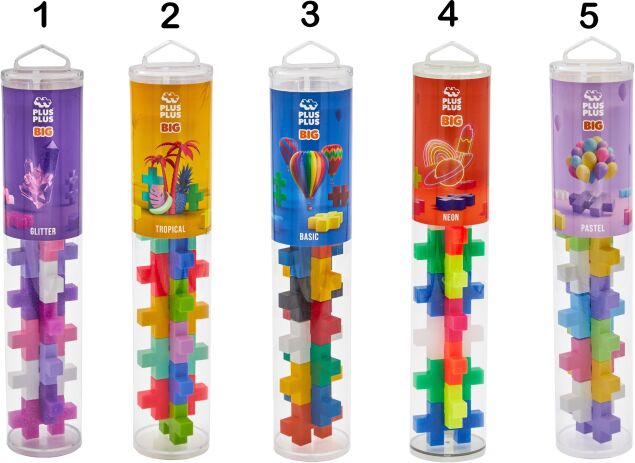 Plus-Plus Τουβλάκια Mix Χρώματα 15Τμχ-5 Σχέδια (PLS7305) (1)