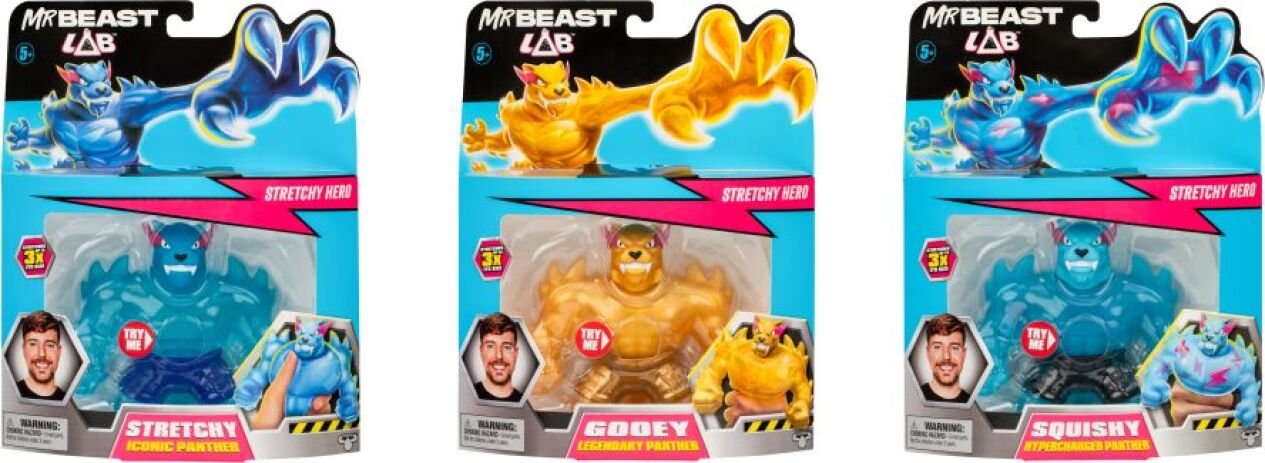 Mr Beast Lab Φιγούρα Stretch-3 Σχέδια (24735) (2)