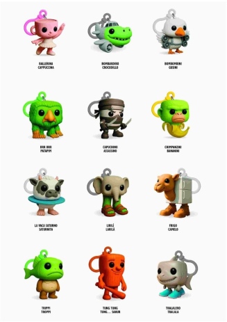 Italian Brainrot Skifidol Psychedelic Universe Φιγούρα Μπρελόκ & Κάρτα (DIP78014) (1)