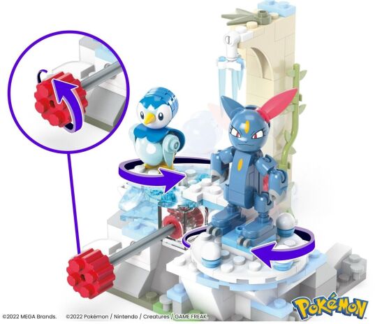 F.P. Mega Bloks Pokemon-Piplup & Sneasel Στο Χιόνι (HKT20) (2)