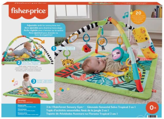 Fisher Price Γυμναστήριο Τροπικό Δάσος 3 Σε 1 (HJW08) (4)