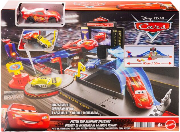 Cars Μεγάλη Πίστα Αγώνων Piston Cup Για Κόλπα (JHL42) (1)