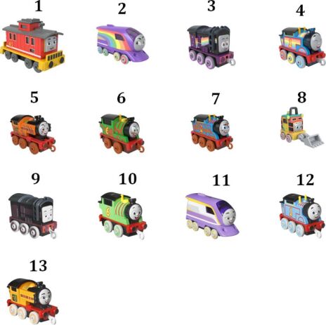 Fisher Price Thomas Τρενάκια-13 Σχέδια (HFX89) (1)