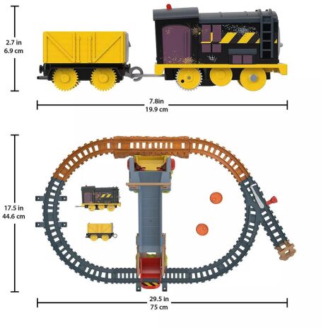 Fisher Price Thomas Πίστα Παράδοσης Φορτίων Με Τον Diesel (JBW20) (4)