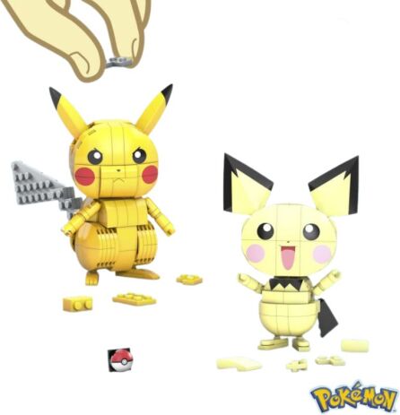 F.P. Mega Bloks Pokemon-Pikachu Evolution Trio (GYH06) (2)