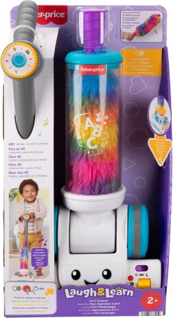 Fisher Price Laugh & Learn Εκπαιδευτική Ηλεκτρική Σκούπα (JMM35) (1)