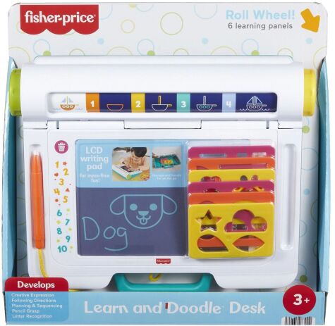 Fisher Price Γραφείο Μαθαίνω & Ζωγραφίζω (JDL70) (1)