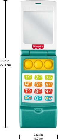 Fisher Price Laugh & Learn Εκπαιδευτικό Κινητό Τηλεφωνάκι Με Πορτάκι (JNJ57) (2)